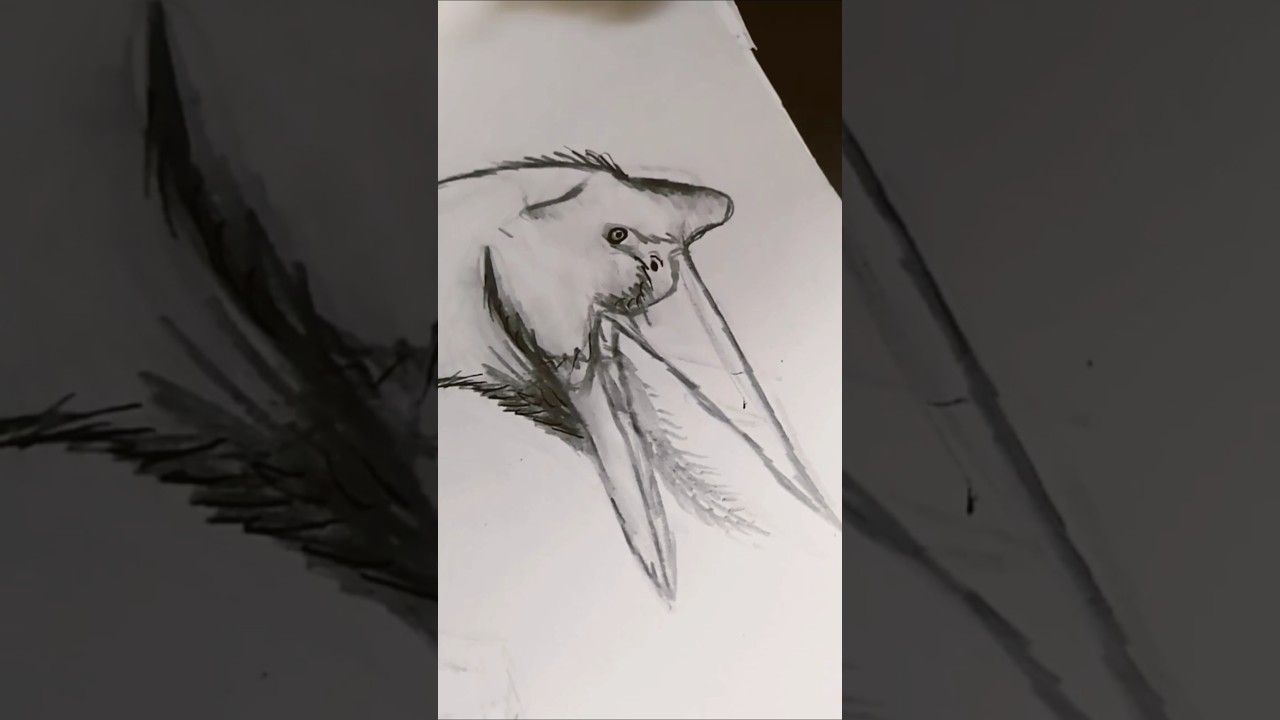 Cryodrakon timelapse!! :) #art #artist #drawing #dinosaurart #dinosaur #paleoart #song #music
