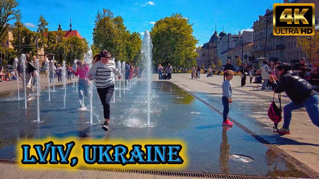 🇺🇦 Lviv. A warm walk through Lviv. Ukraine [4K]