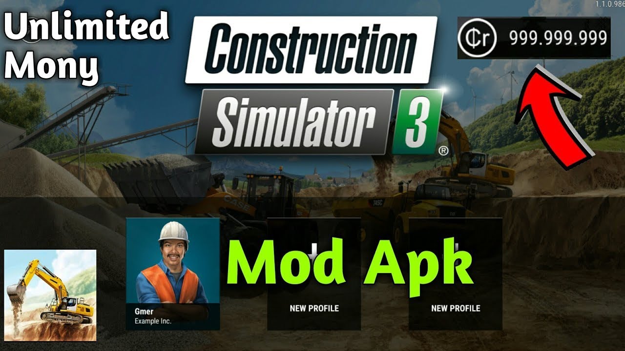 Construction Simulator 3 Latest v 1.1 Mod Apk (Unlimited Money 🤑🤑🤑) Free Download In Android
