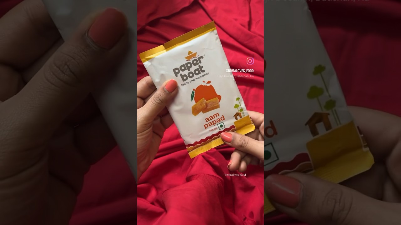 Let&rsquo;s try This AAM PAPAD by Paper Boat #productreview #paperboat