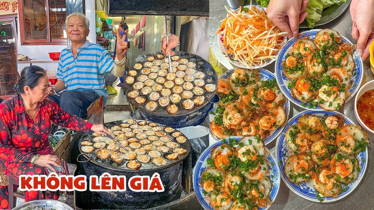 Quán nhỏ mà Đông Khủng Khiếp chờ mòn mỏi Quán Bánh Khọt mẹ truyền con nối gần nửa thế kỷ