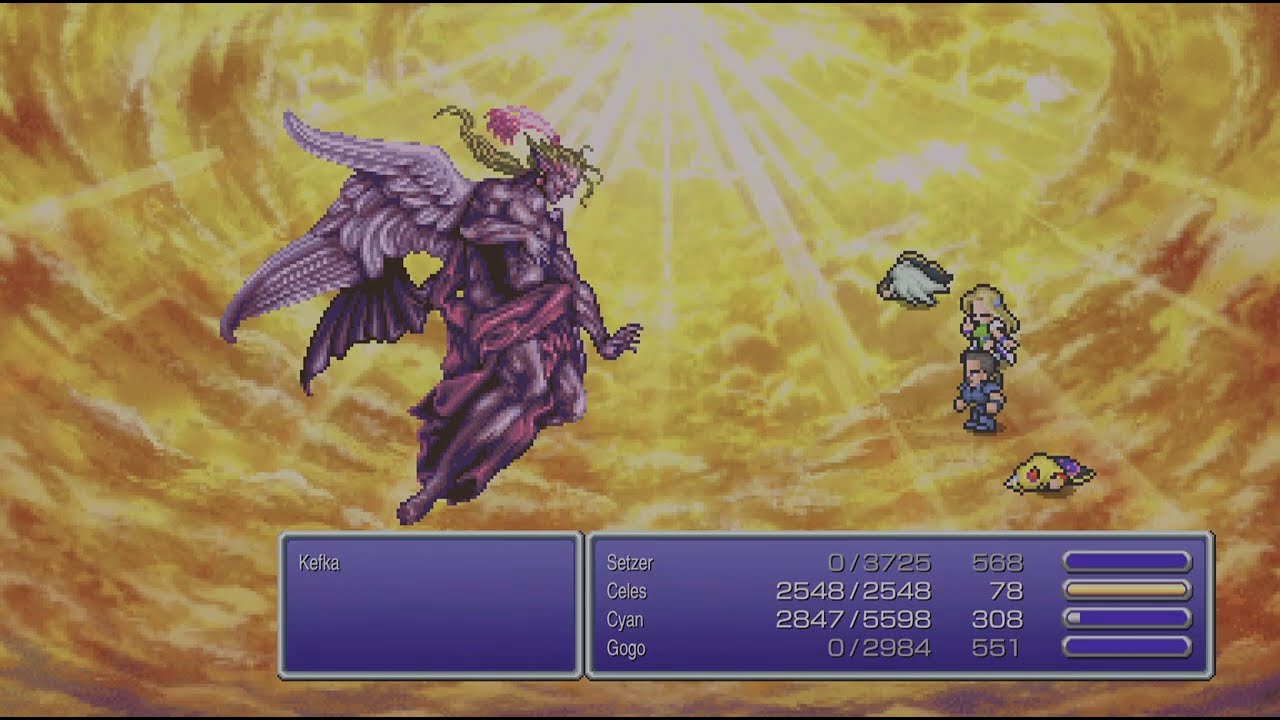 FINAL FANTASY VI Kefka boss fight