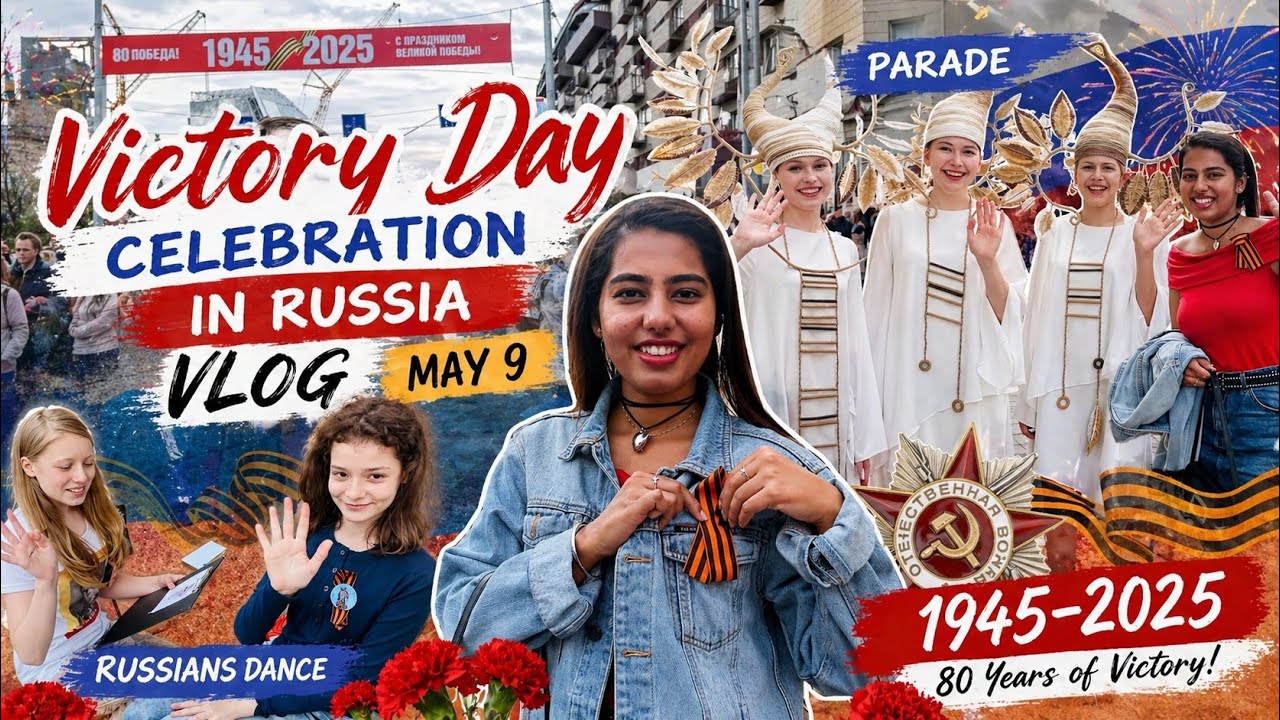 Victory Day Russia, Vlog 🇷🇺✌🏼| Kemerovo | #vlogvideo #russiavlog #victoryday