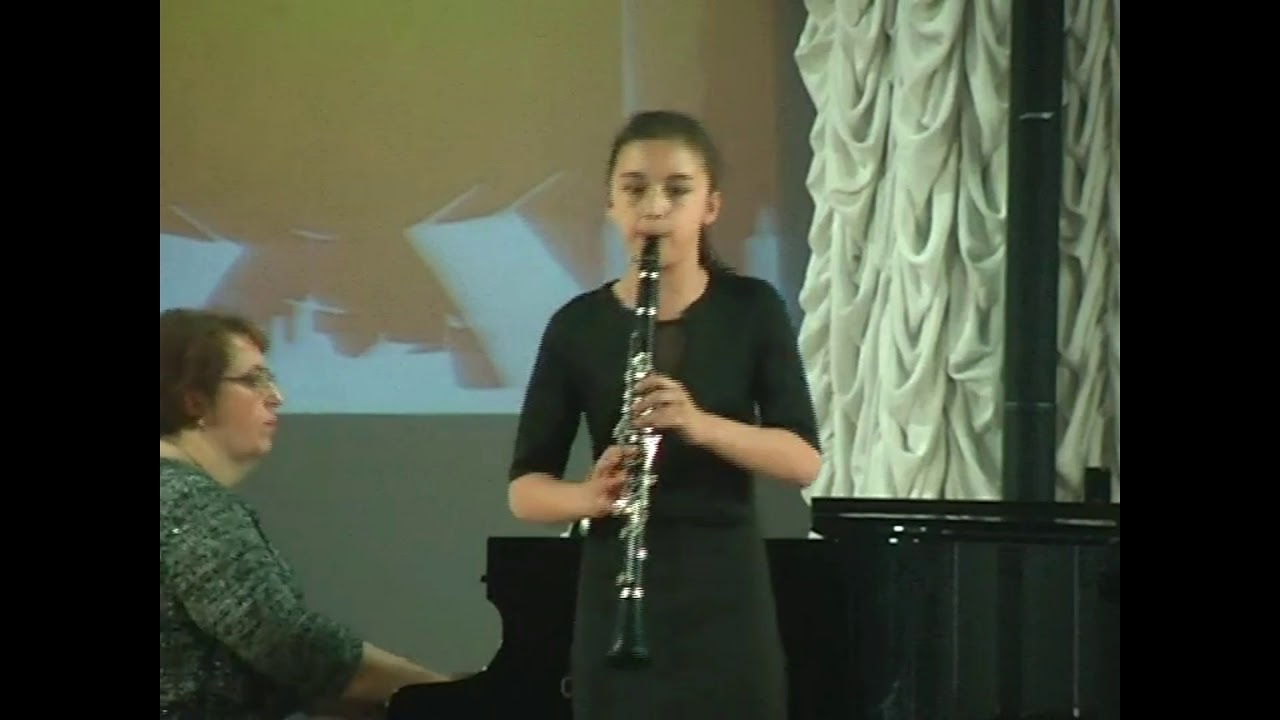 Firsova Sofia (clarinet) - C. Debussy - Arabesque no.1 , R.Herman - Clarinet on the town