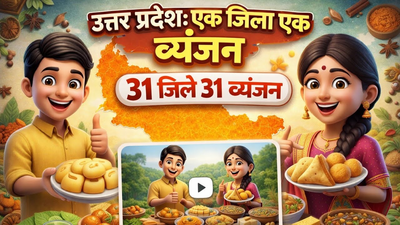 उत्तर प्रदेश: एक जिला एक व्यंजन | 31 जिले 31 स्वाद | UP Famous Food | ODOD UP