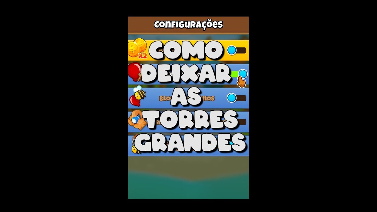COMO DEIXAR OS MACACOS GRANDES NO BLOONS TD 6 