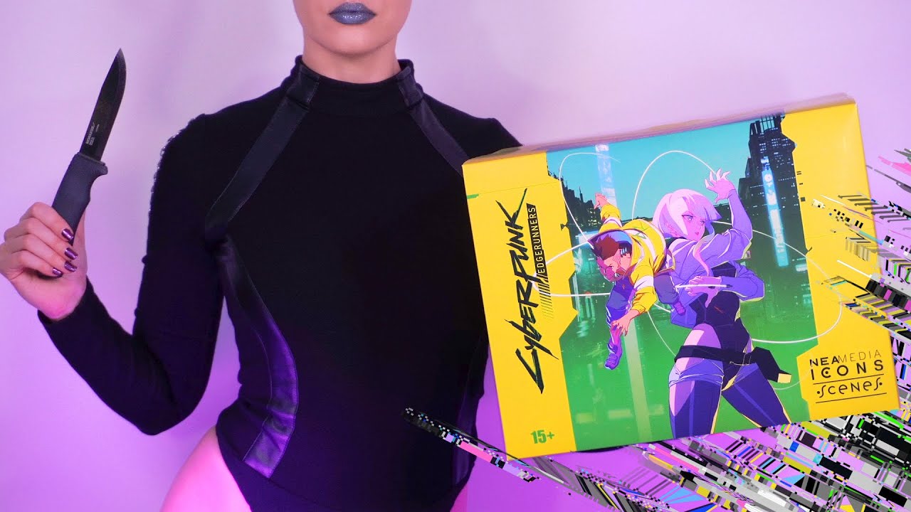 Exclusive FIRST LOOK - Unboxing Cyberpunk EDGERUNNERS Official Diorama