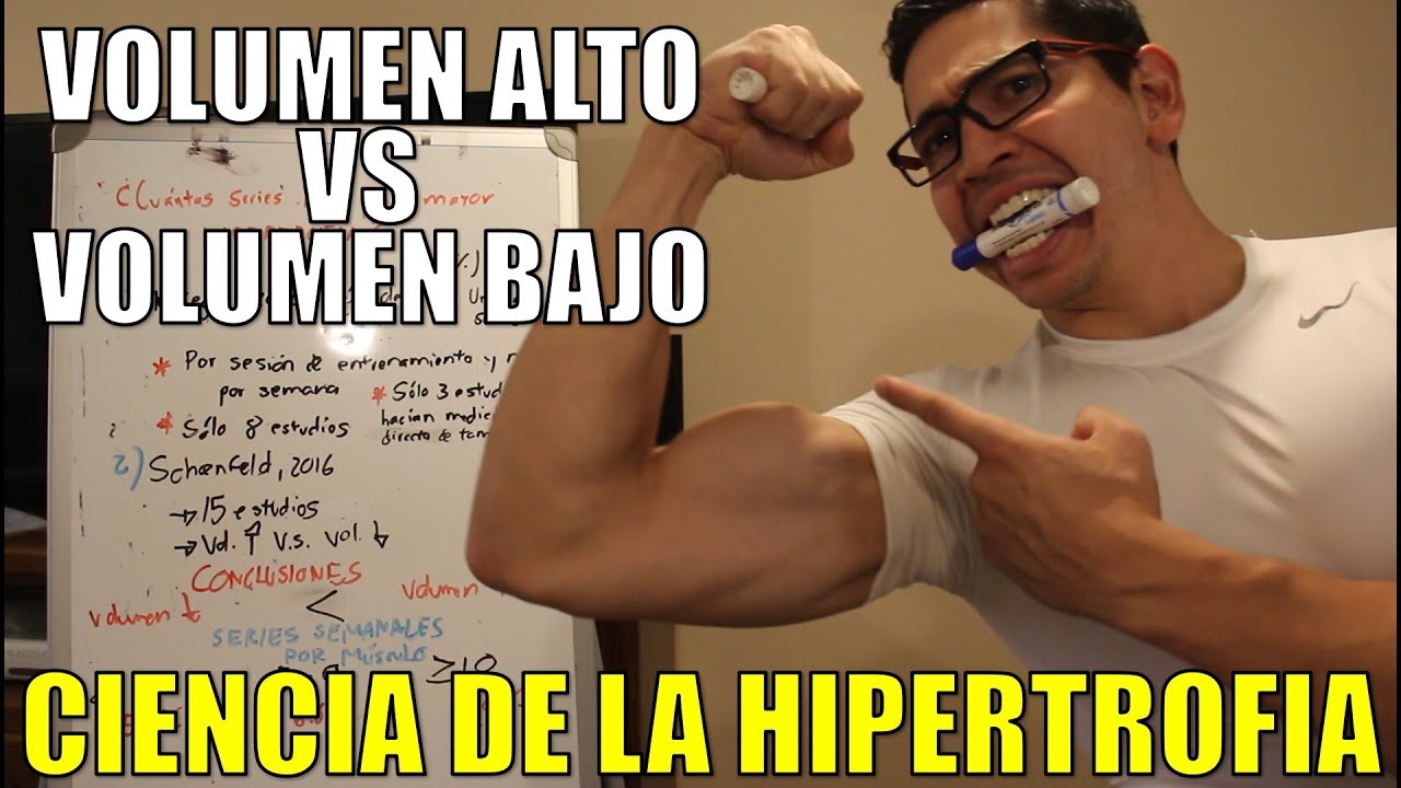 ¿Cuántas Series Realizar para Mayor HIPERTROFIA?: Volumen Alto vs Volumen Bajo de Entrenamiento