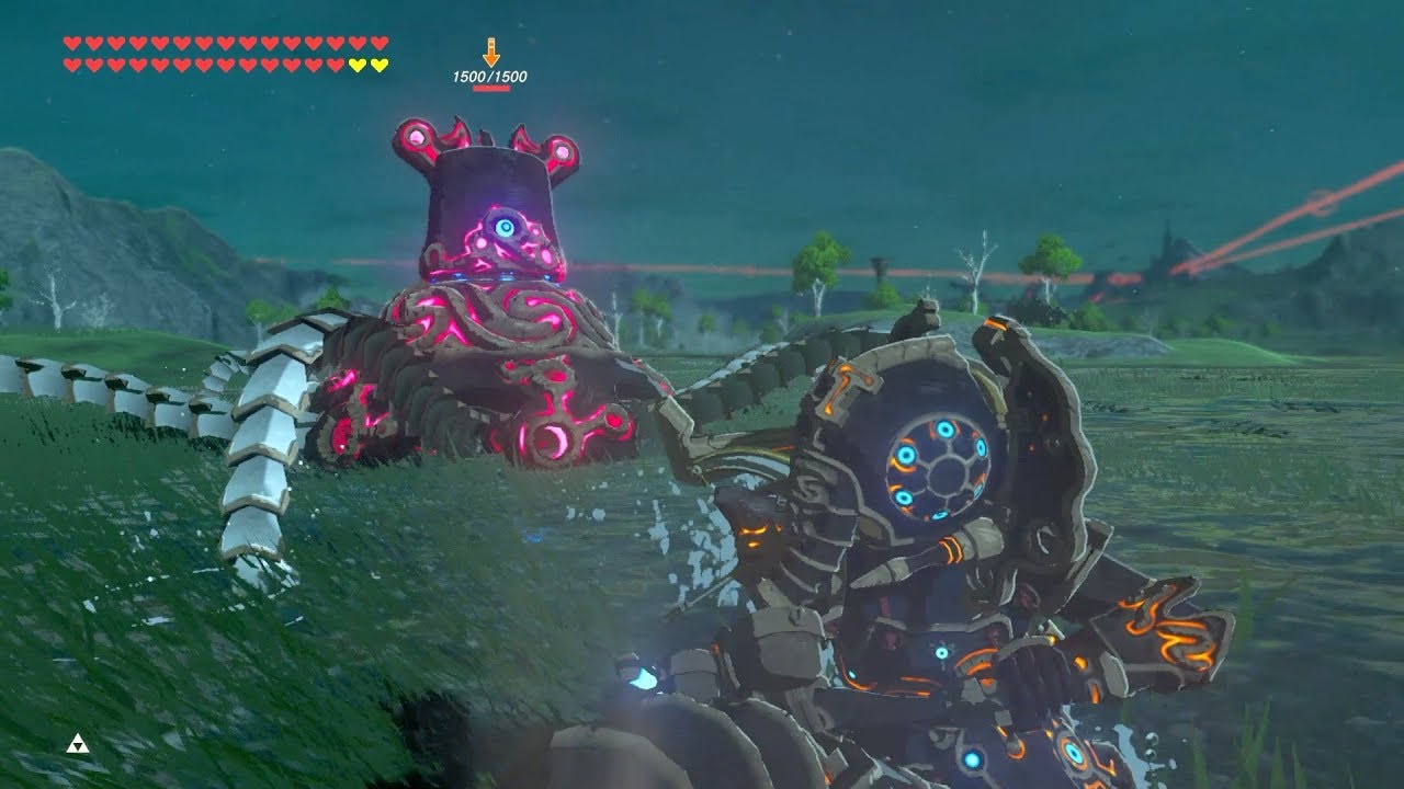 Zelda: BOTW (Master Cycle Zero VS Guardian) Epic Shot