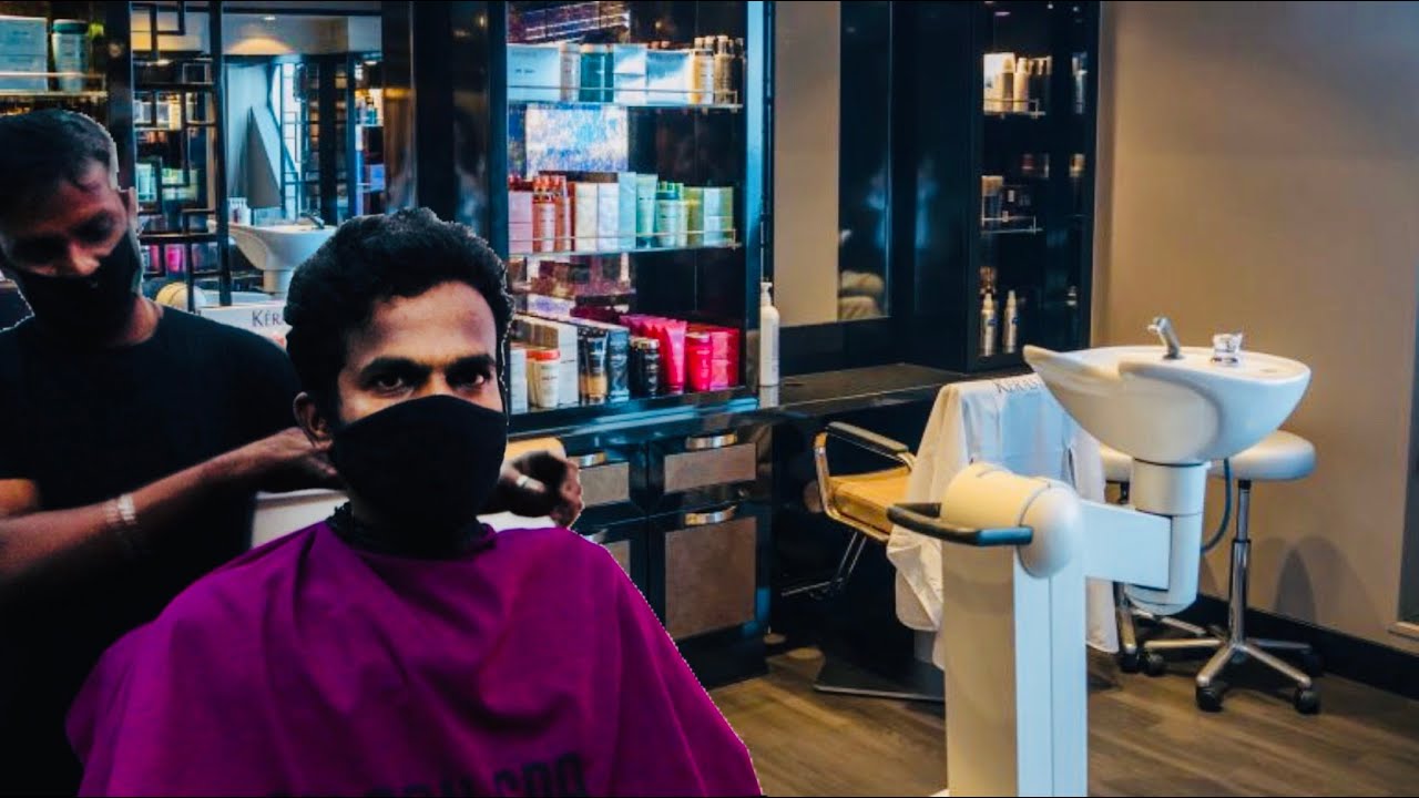 சிங்கப்பூரில் முடி திருத்தும் கடை | haircut/salon in singapore | Little India Tamil