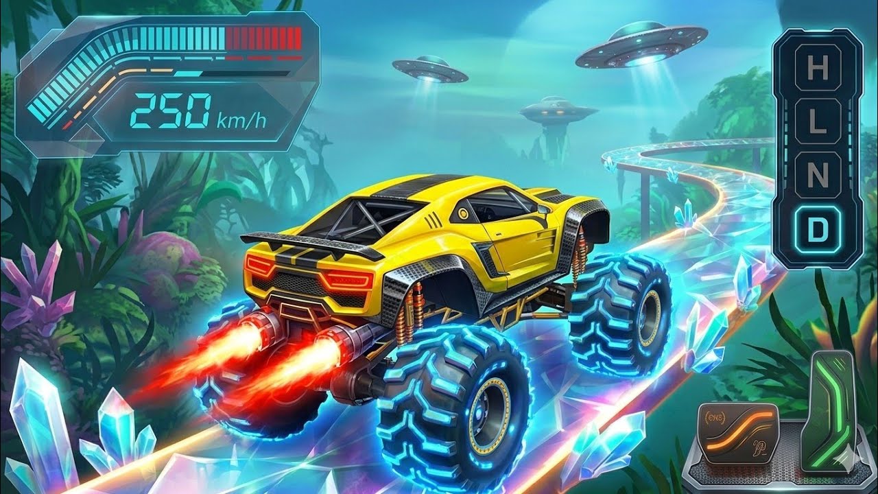 Monster Truck Mega Ramp - Extreme Racing & Crazy Stunts!x