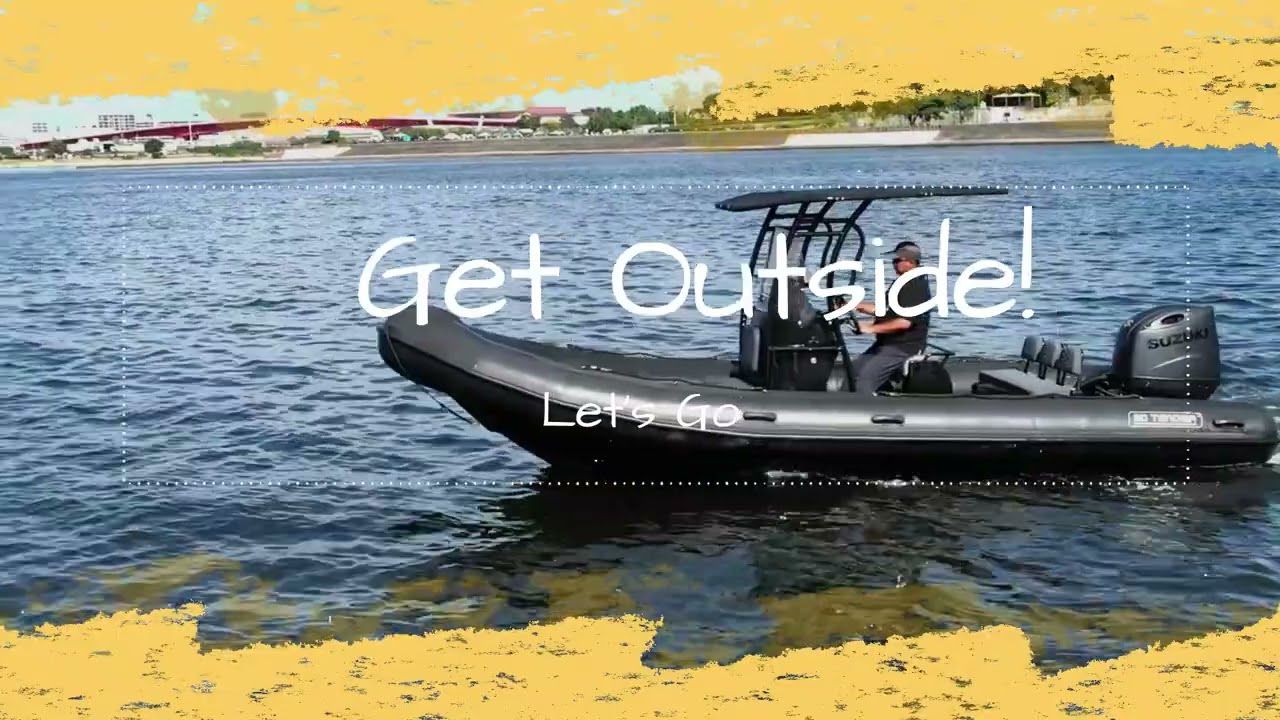 3D TENDER RIB　[ PATROL670 ]　POWERD BY SUZUKI DF200ATX STEALTH LINE