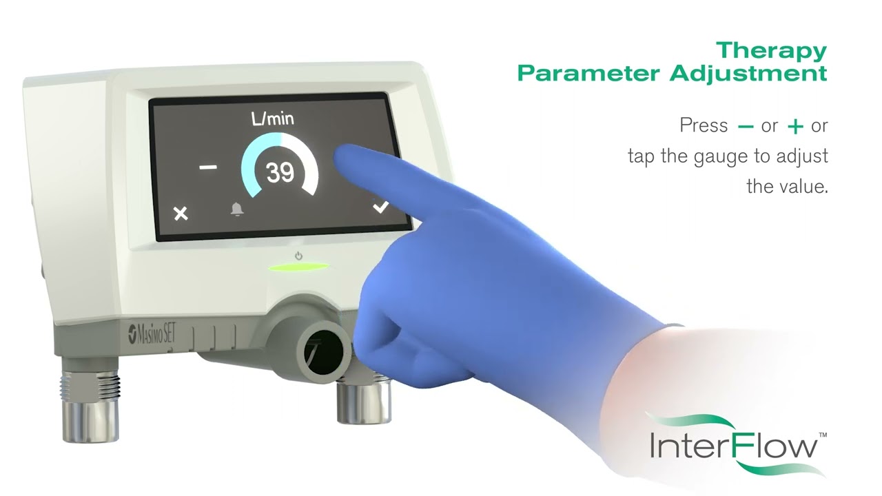 Setting up the i-flo™ high flow nasal cannula on InterFlow™