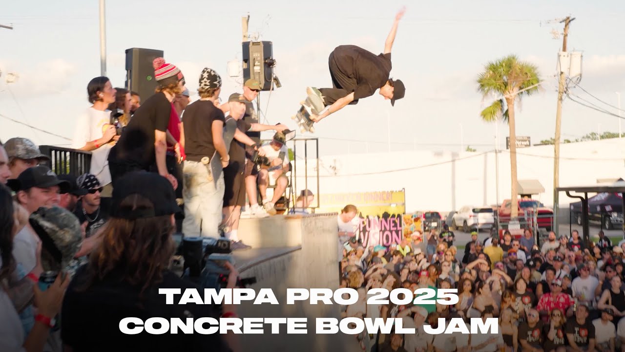 Tampa Pro 2025 Concrete Bowl Jam: Kieran Woolley, Jake Yanko, Dalton Dern and More