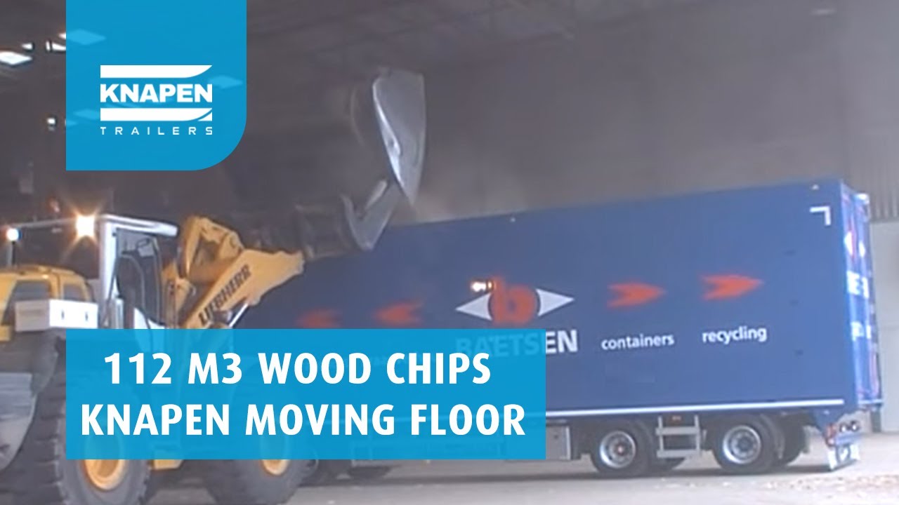 112 m3 wood chips in KNAPEN moving floor