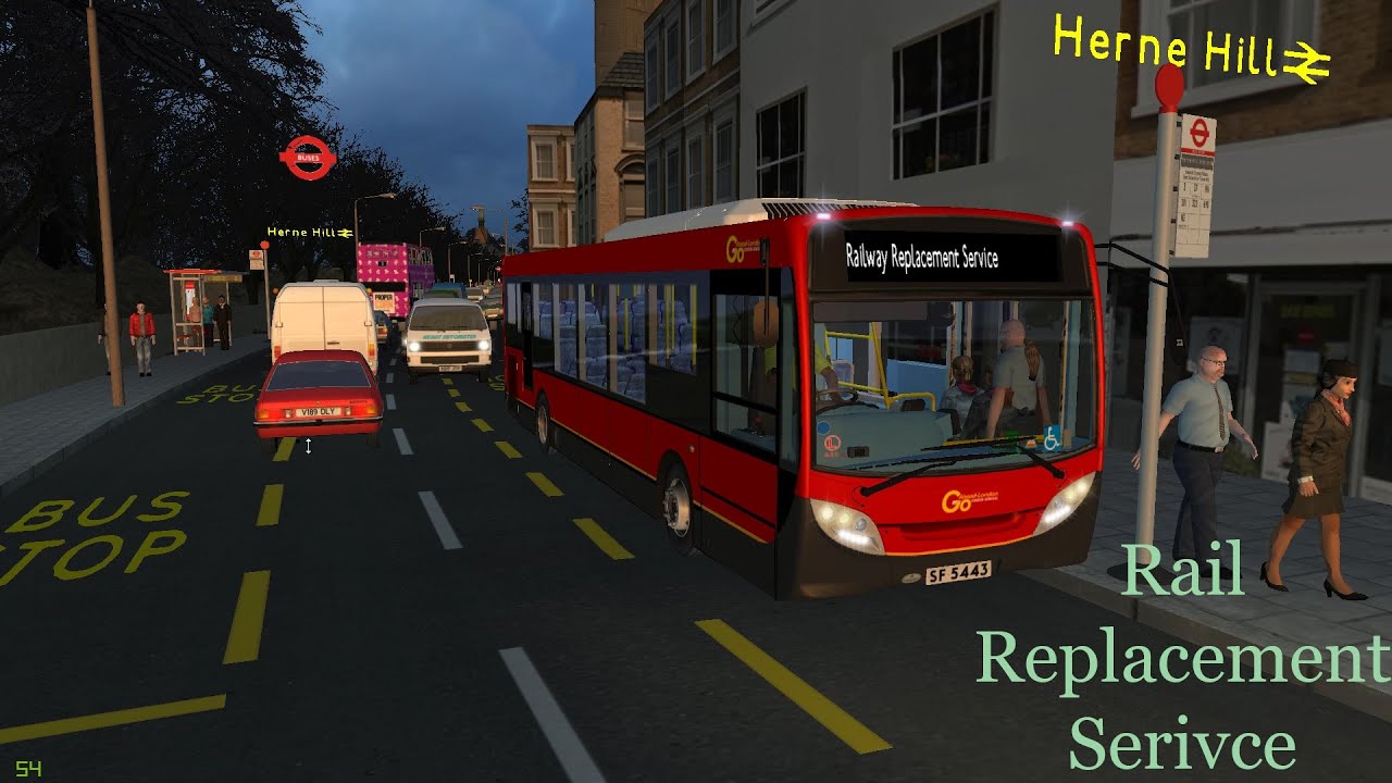 Omsi 2 The South London Project Beta- Rail Replacment Service Brixton to West Dulwich