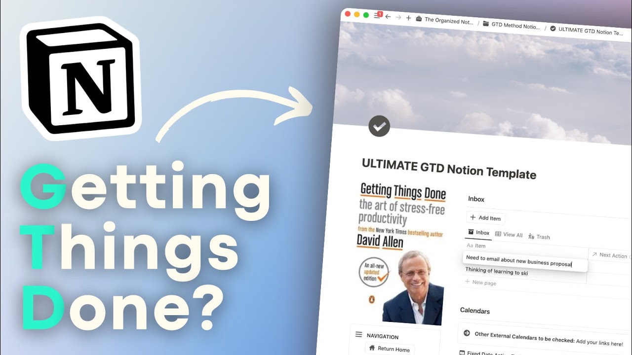 How to use Notion for GTD!? | Getting Things Done System Template Tour & Tutorial