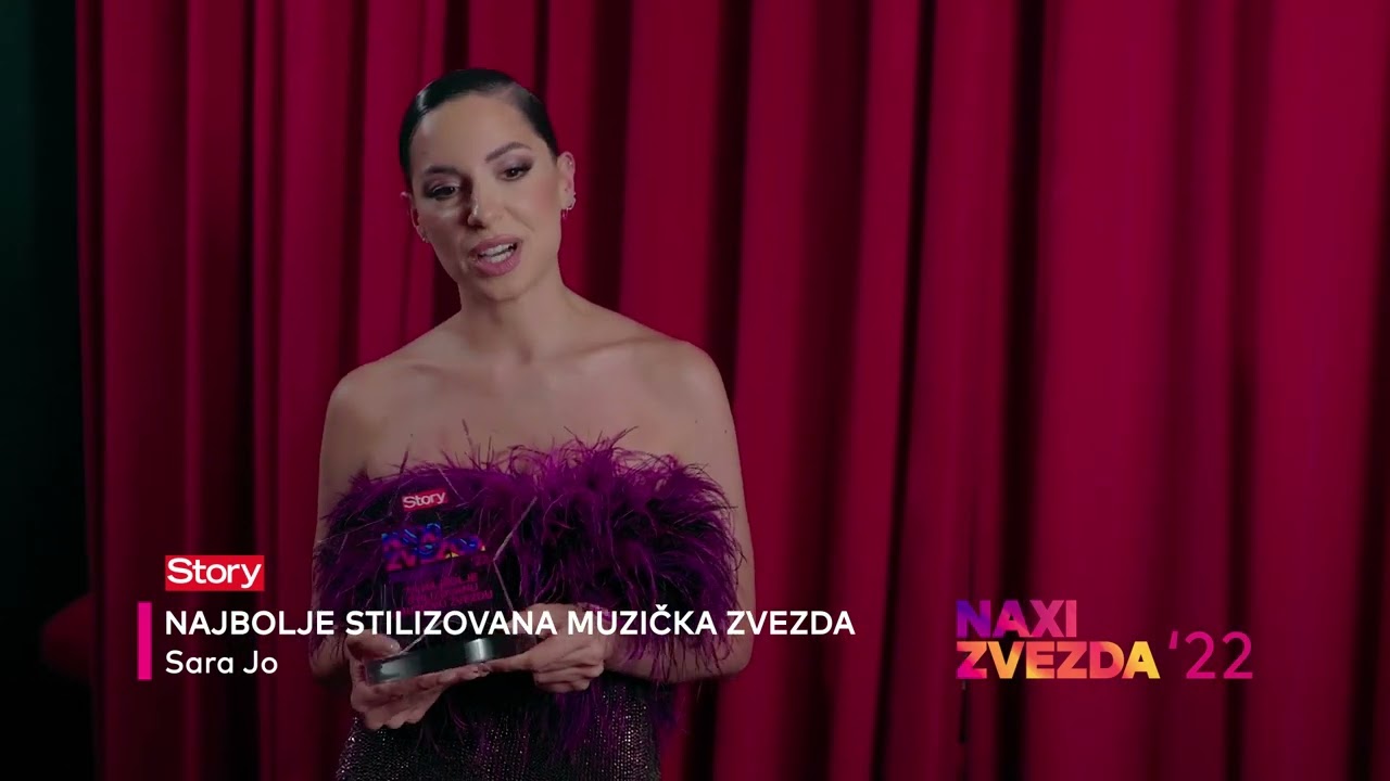 NAXI & STORY ZVEZDA za najbolje stilizovanu muzičku zvezdu:  Sara Jo o Naxi Zvezda 2022