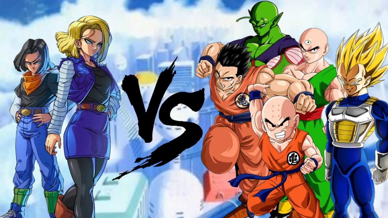 17&18 vs Guerreros z - dragon ball z budokai tenkaichi 3 