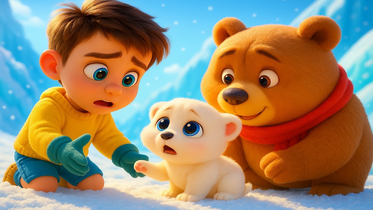 Bon And Buddy: The Great Polar Bear Rescue!❄️Kids Story Space Adventure