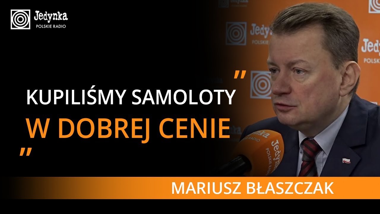 Mariusz Błaszczak: samoloty F-35 to swoiste centrum dowodzenia