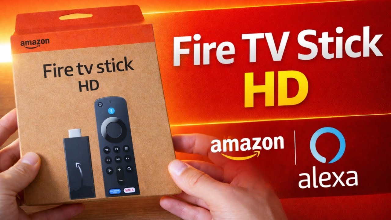 Amazon Fire TV Stick HD 4ª Gen 🔥 Transforme sua TV comum em uma Smart TV!