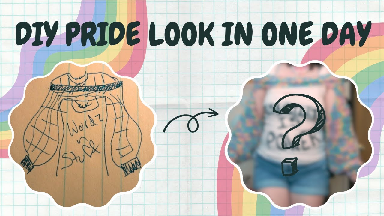 Crocheting a top for Pride in one day! DIY Pride outfit