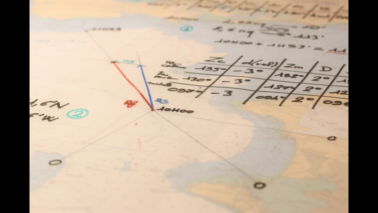 8/11 - Comment tracer sa route sur une carte marine? Exercice 1 - Suivre un cap et tracer sa route