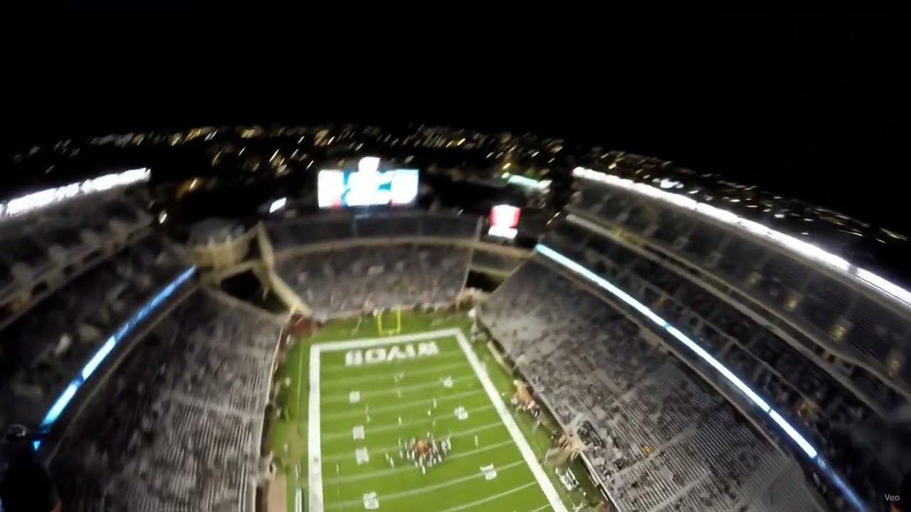 Drone Footage inside Football match (Flow Veo 3 Ai) #shorts