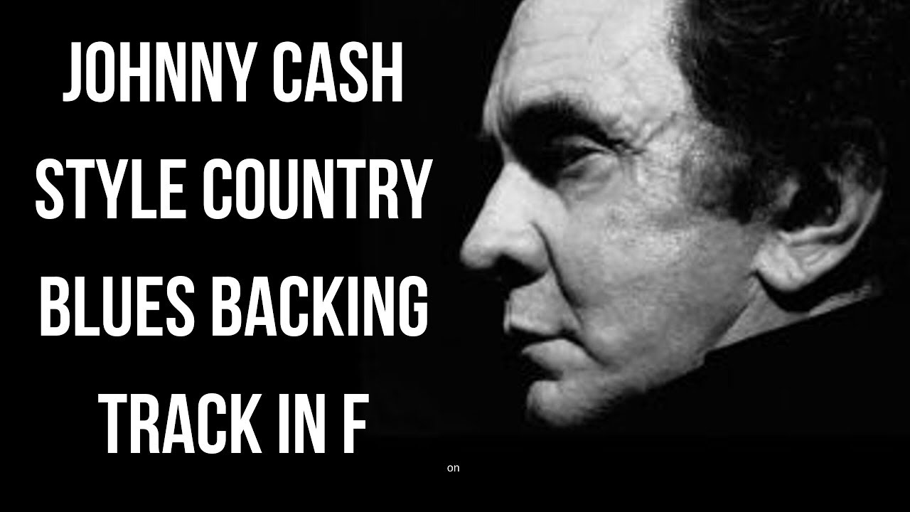 Johnny Cash Style Country Blues Backing Track in F (98 BPM)