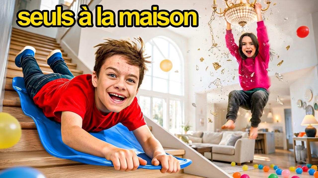 Mes ENFANTS SEULS &Agrave; La MAISON Pendant 24h