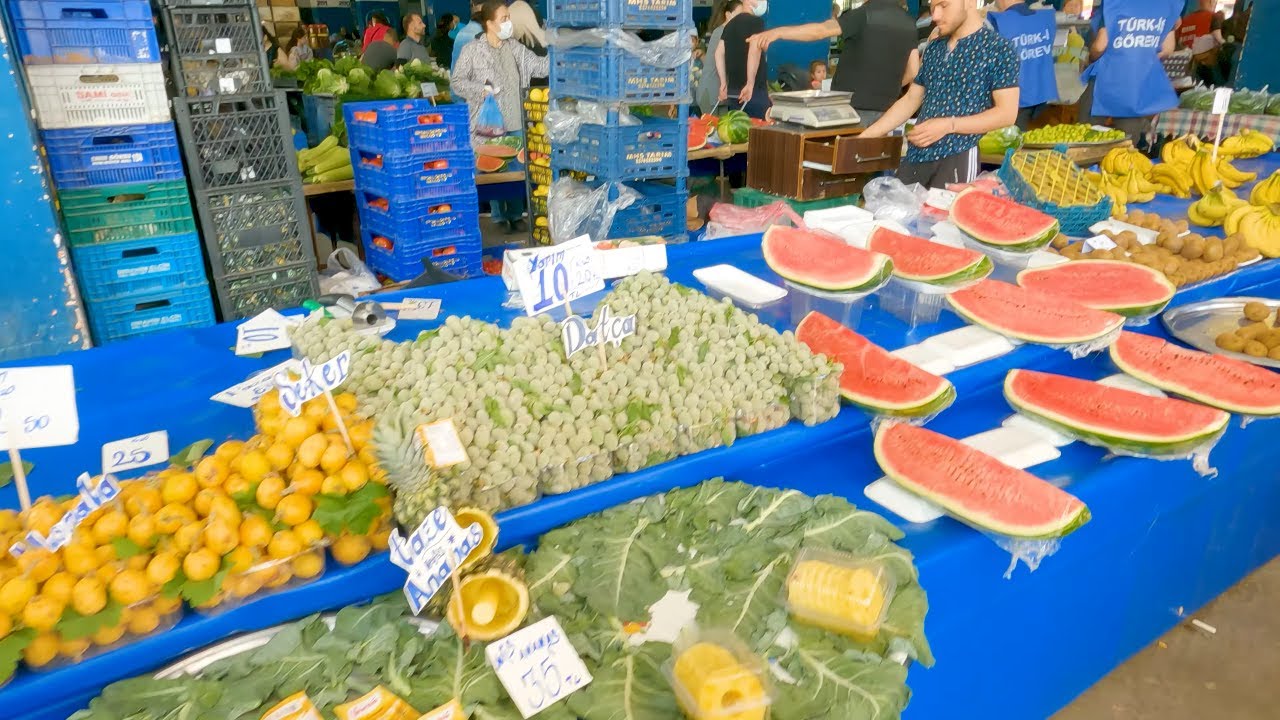 This Turkish Street Market in Antalya's City Center is UNBELIEVABLE!