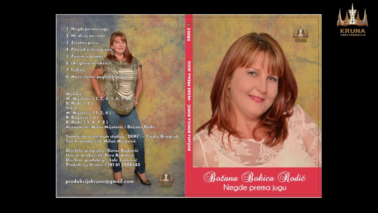 Bozana Bokica Rodic - Mozes li me pogledati mili - Audio -Produkcija Kruna