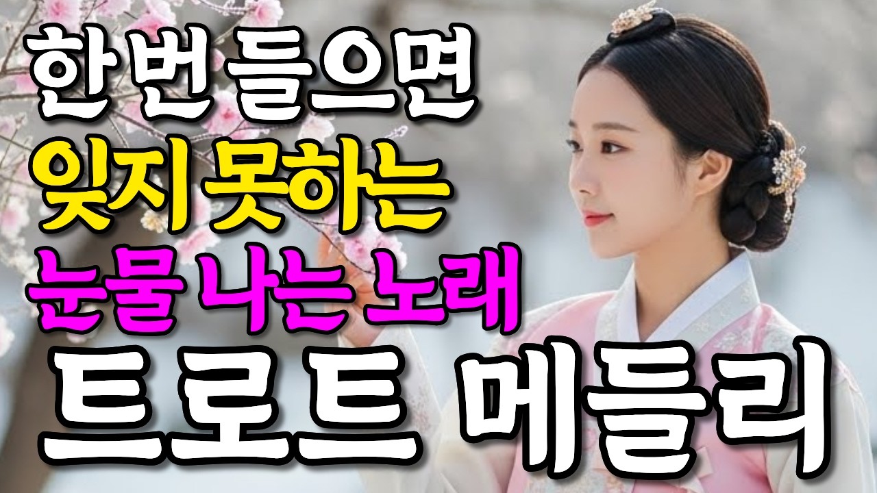 하루종일 들어도 질리지 않는 겨울 감성 트로트 메들리