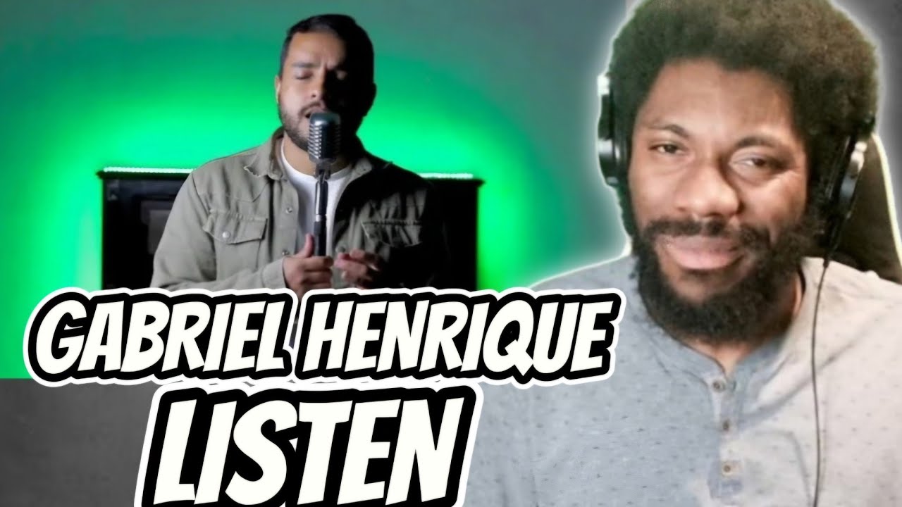 Gabriel Henrique - Listen (Beyoncé Cover) REACTION VIDEO #gabrielhenrique #brazil
