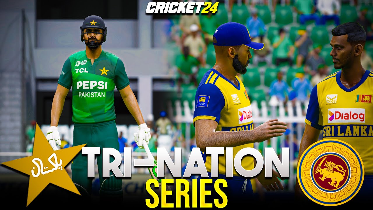 Close Game Fakhar Shows His Game Pakistan Vs Sri Lanka Tri Series | Cricket 24