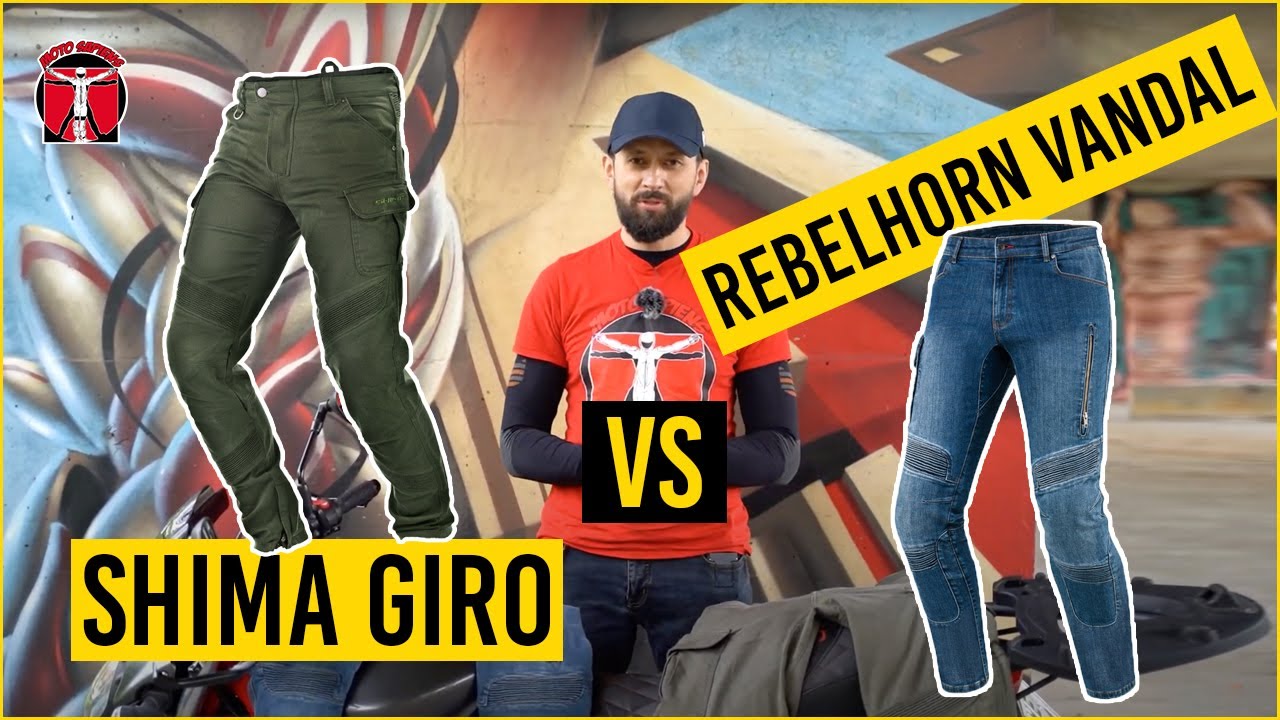 Niezależna recenzja i porównanie spodni Rebelhorn Vandal VS Shima Giro, bez marketingu i sponsoringu