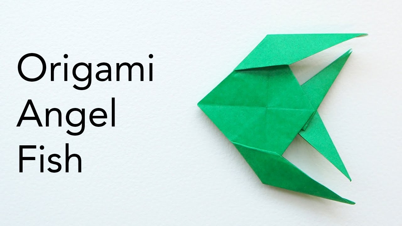 Easy Origami Angelfish Tutorial