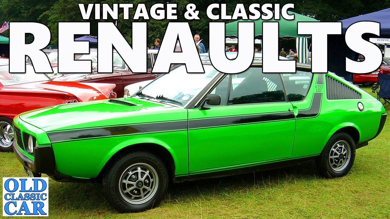 Классические модели Renault — 100 автомобилей Renault, включая Dauphine, 4CV, R4, R5, R17, Fuego,...