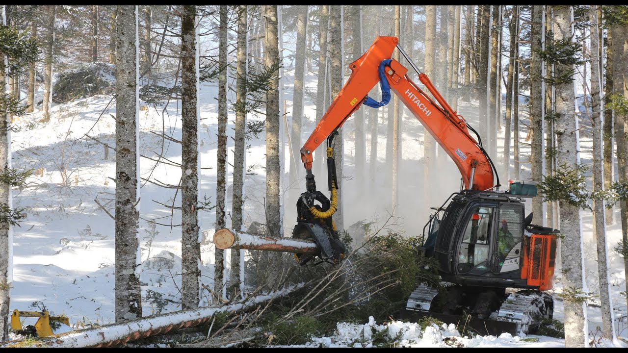 ZAXIS135USL 林業仕様機 Job Report [株式会社北都殿]