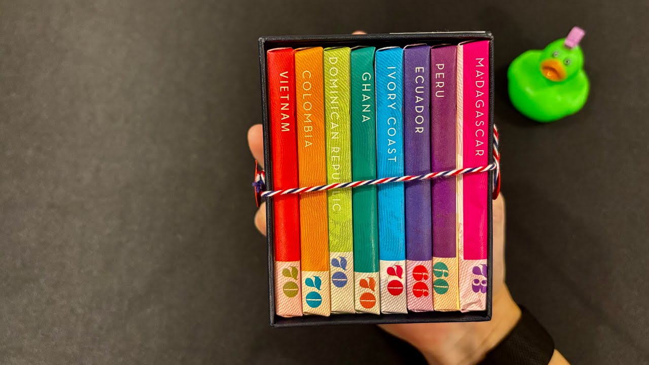 ASMR Whisper | Reading Chocolates Around The World (Relaxing!!)