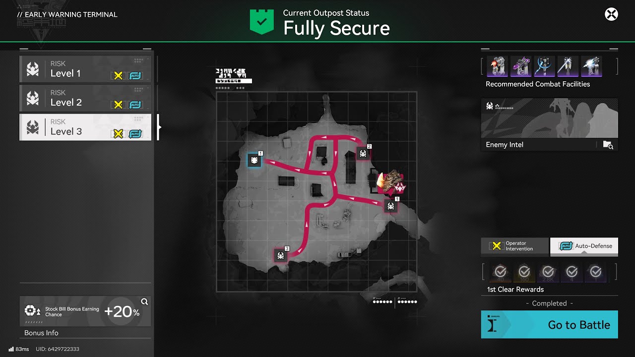 Valley Pass Early Warning Terminal Risk Level 3 [Arknights: Endfield]