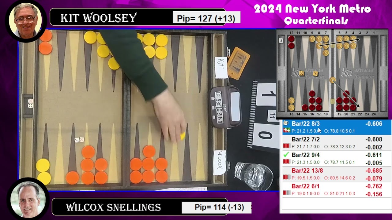 Wilcox Snellings vs Kit Woolsey 2024 New York Metro Quarterfinals 11pts
