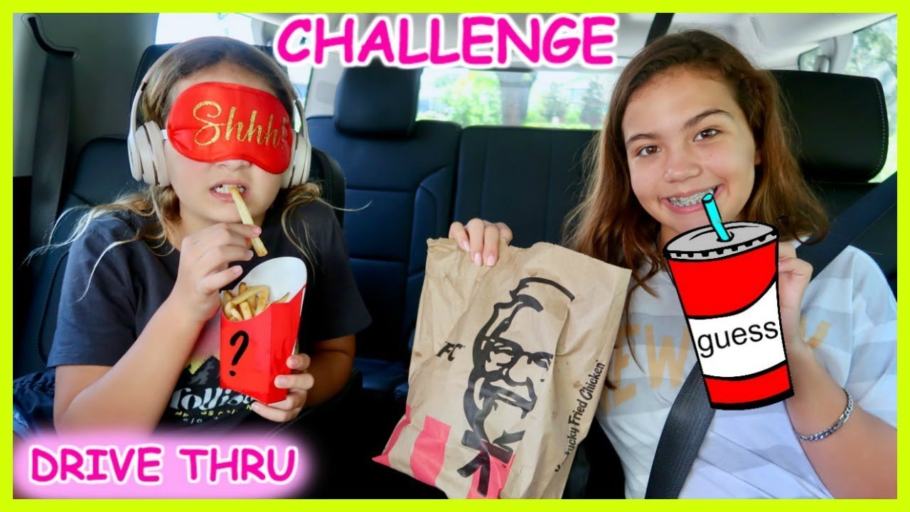 GUESS THE DRIVE THRU CHALLENGE | SISTER FOREVER
