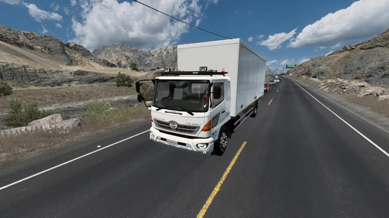 ETS2 1.55-🌎DESCARGA MAPA PERU ROADS, 🚚HINO 500 FG, 🎮TRABAJANDO EN LAS MONTAÑAS PERUANAS.