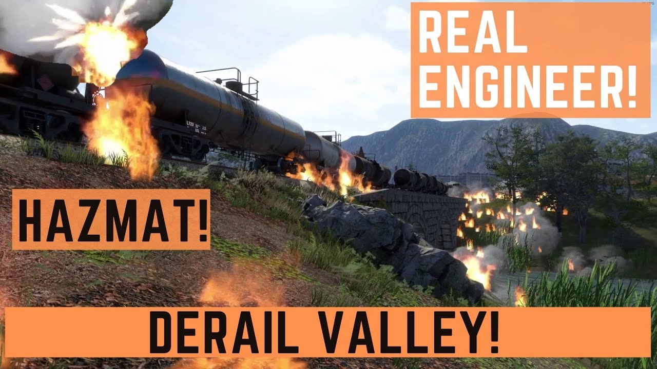 Перевозка опасных грузов! [ПРОФЕССИОНАЛЬНЫЙ ИНЖЕНЕР ИГРАЕТ В DERAIL VALLEY]