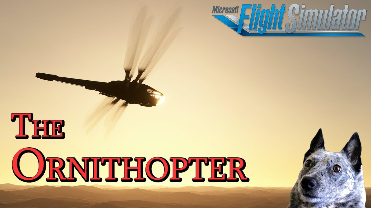 Real Pilot Tests the Ornithopter in MSFS