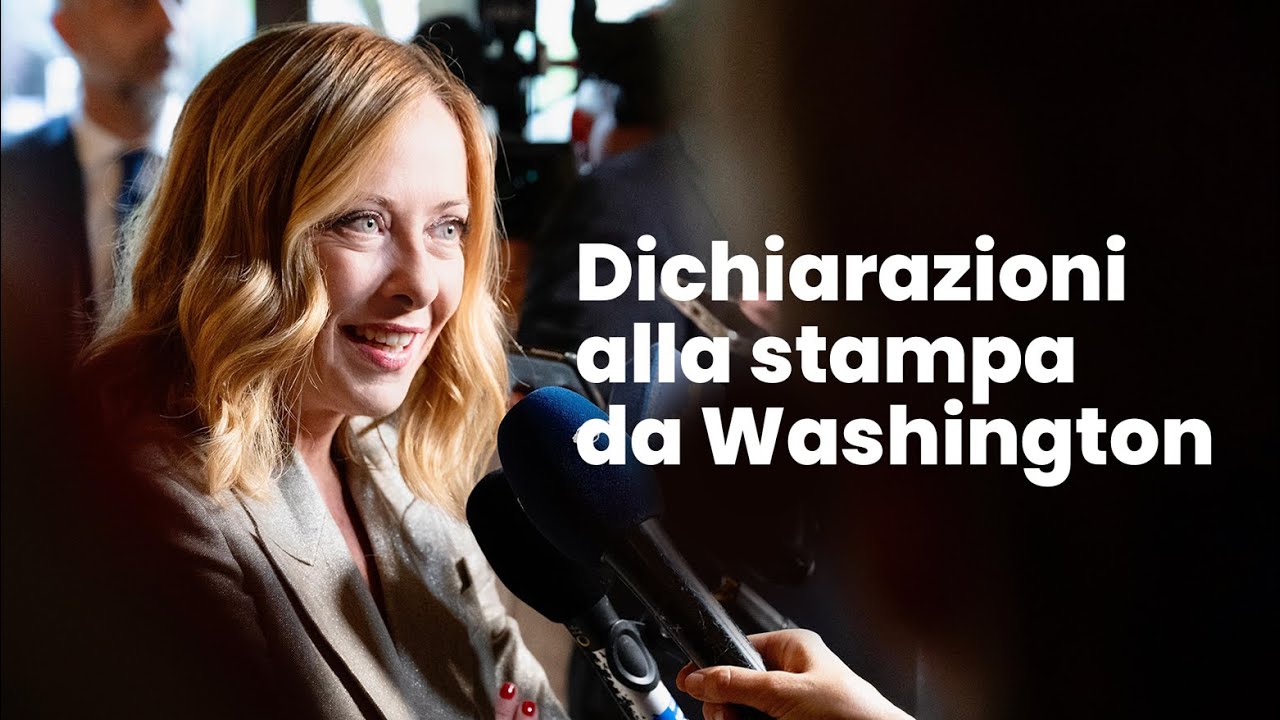 Dichiarazioni alla stampa da Washington