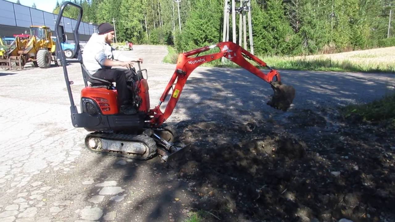 Kubota K008 minikaivinkone
