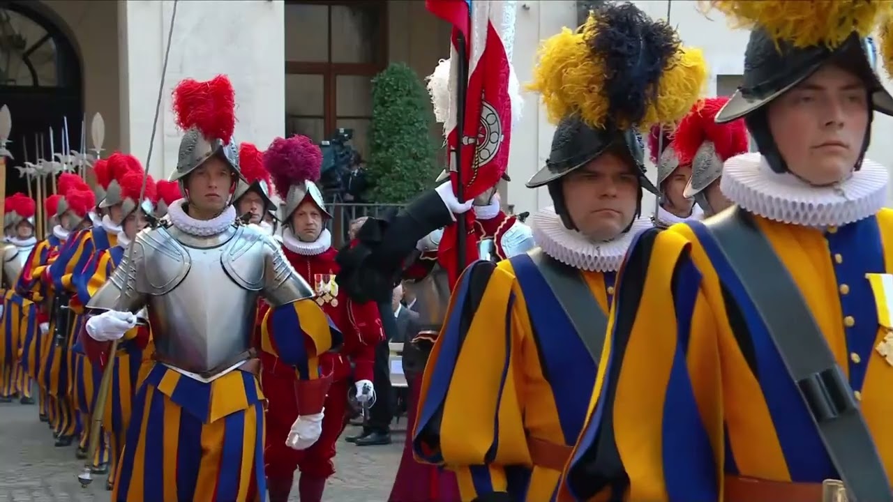 Swearing-in ceremony of the new recruits of the Pontifical Swiss Guard 4 October 2025 HD